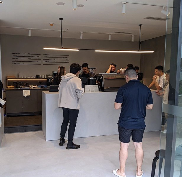 commercial fitout projects Cafe - Burwood